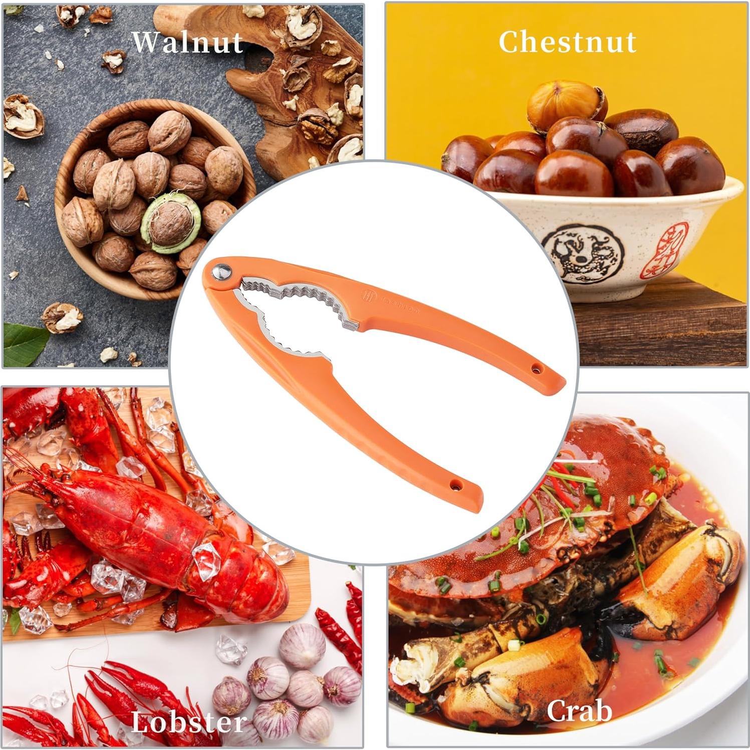 Cascanueces de Acero Inoxidable VITUER - Mango Ergonómico