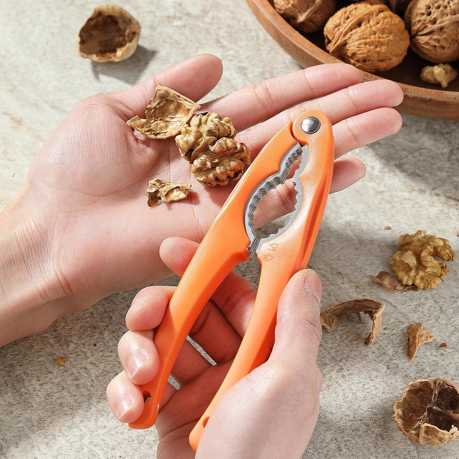 Cascanueces de Acero Inoxidable VITUER - Mango Ergonómico