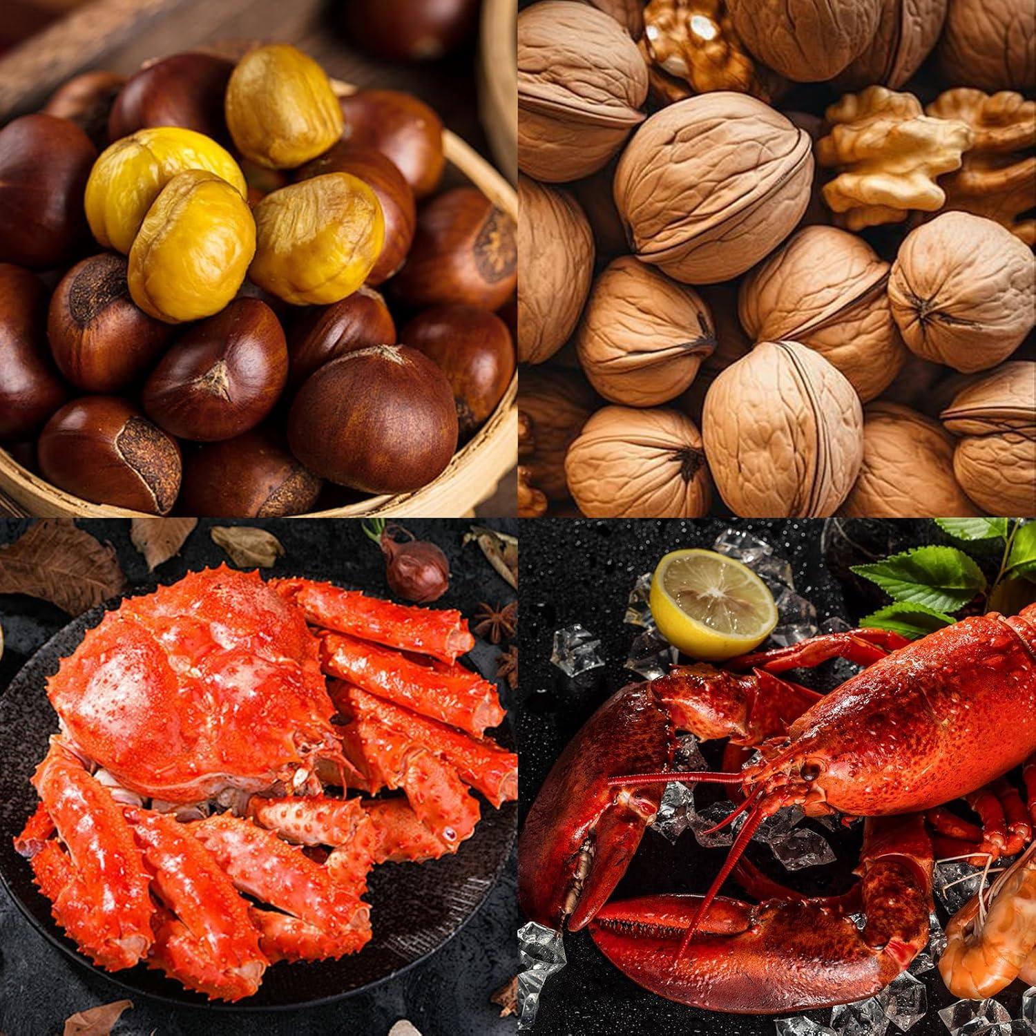 Juego de Cascanueces Artcome Acero Inoxidable 3 Piezas