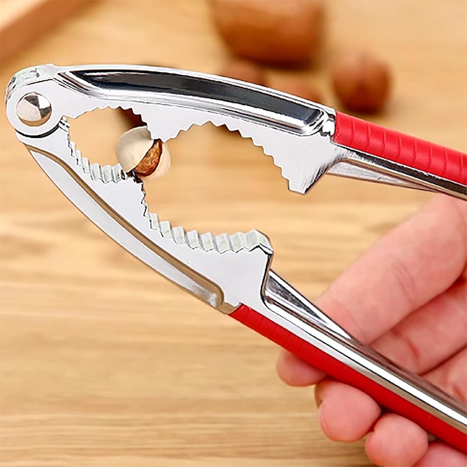 Cascanueces Kunovo para Nueces y Mariscos, Rojo, 15.5cm