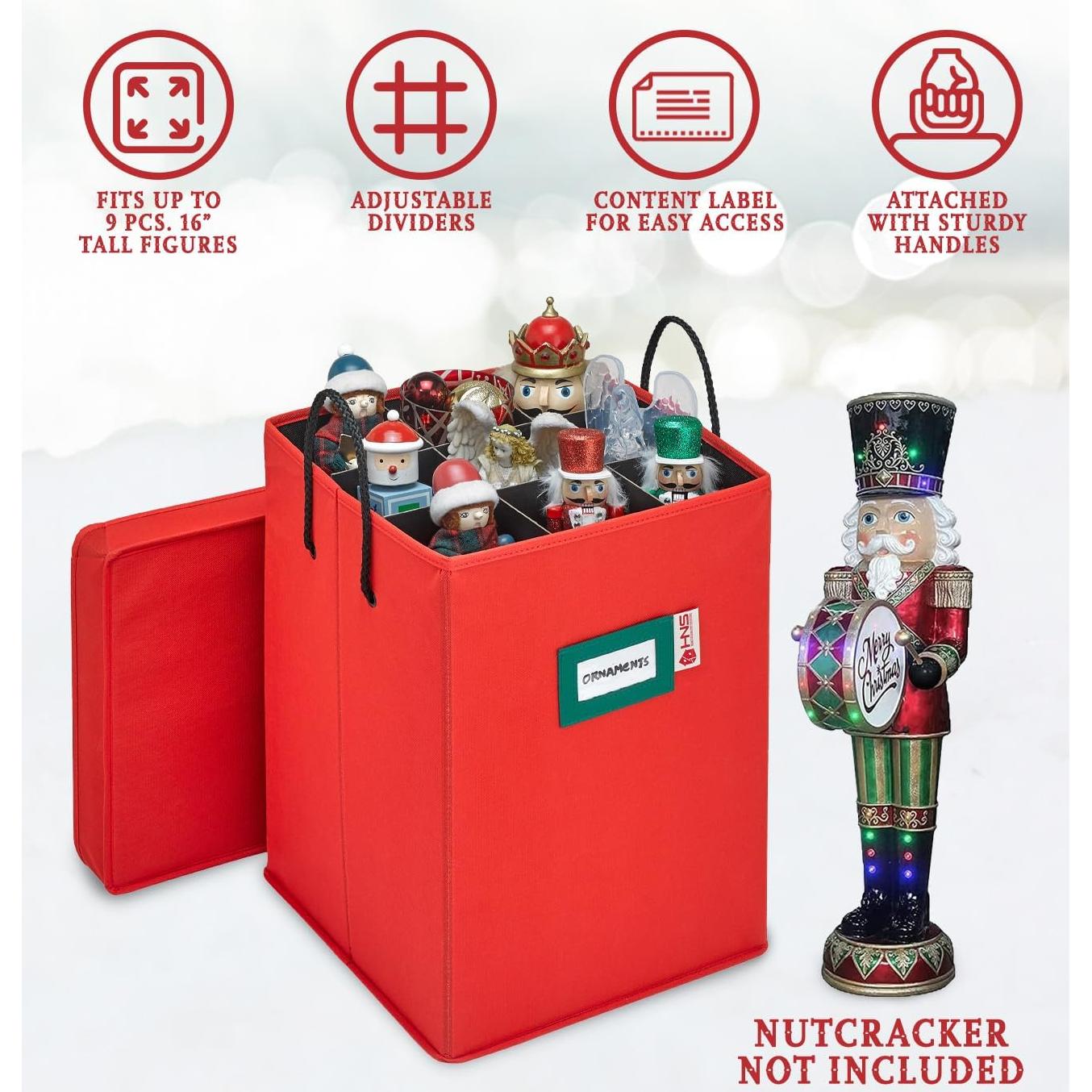 Caja de Almacenamiento Navideña HOLDN STORAGE 9 Figuras 40.64 cm