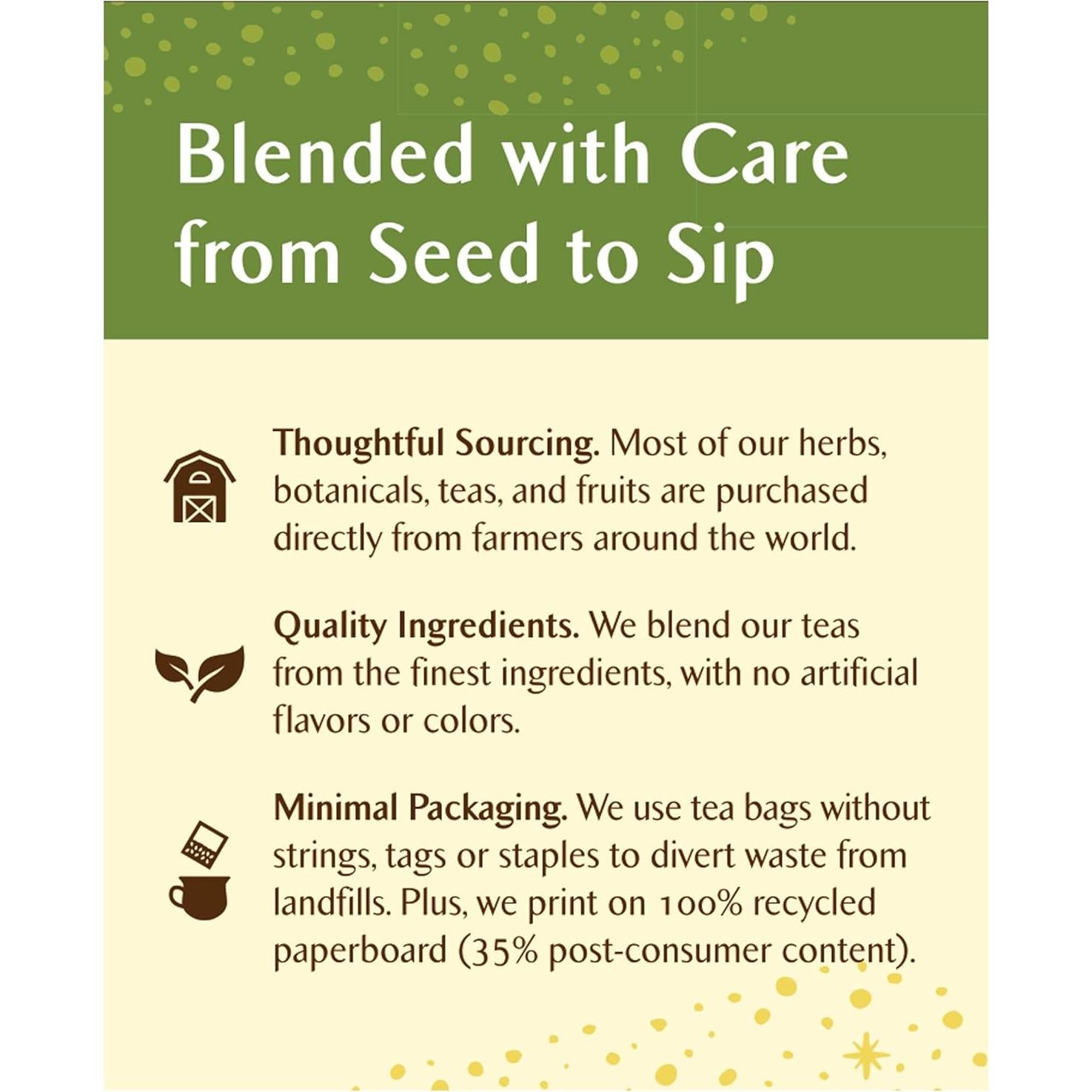 Té Negro Dulce de Cascanueces Celestial Seasonings 18 Cuentos