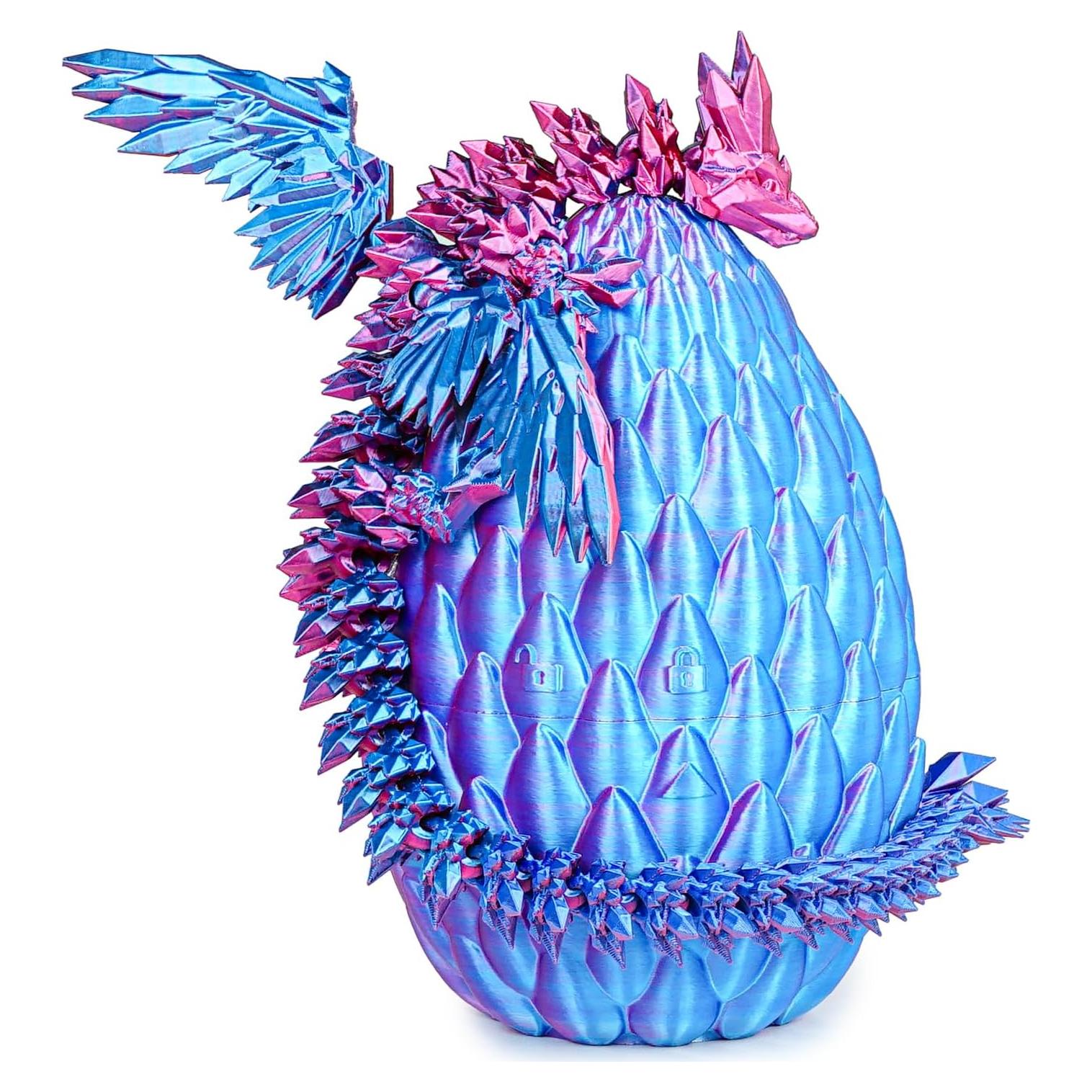 Huevo de Dragón Grande Articulado - Juguete Creativo