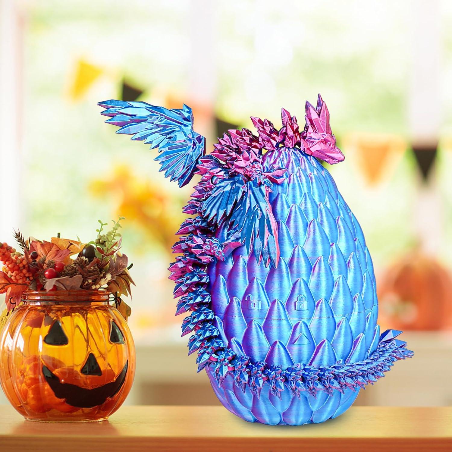 Huevo de Dragón Grande Articulado - Juguete Creativo