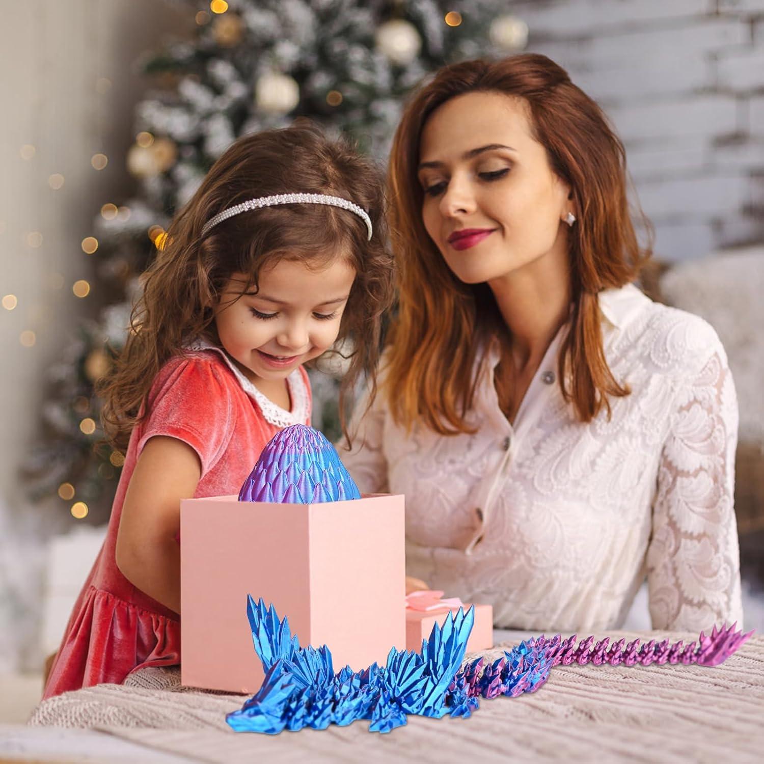 Huevo de Dragón Grande Articulado - Juguete Creativo