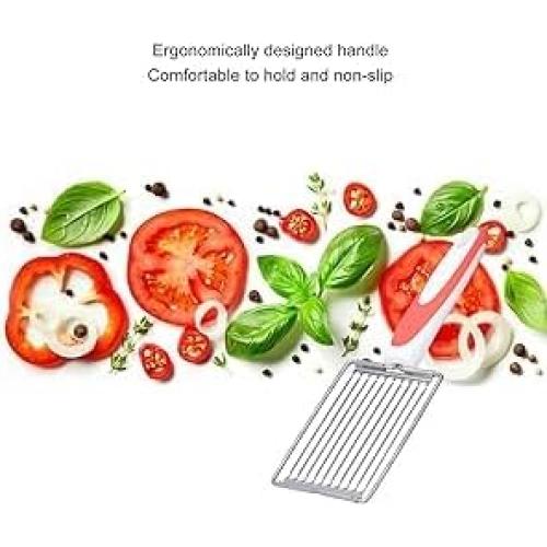 Cortador de Tomate BORDSTRACT Acero Inoxidable 24.5x8cm Naranja