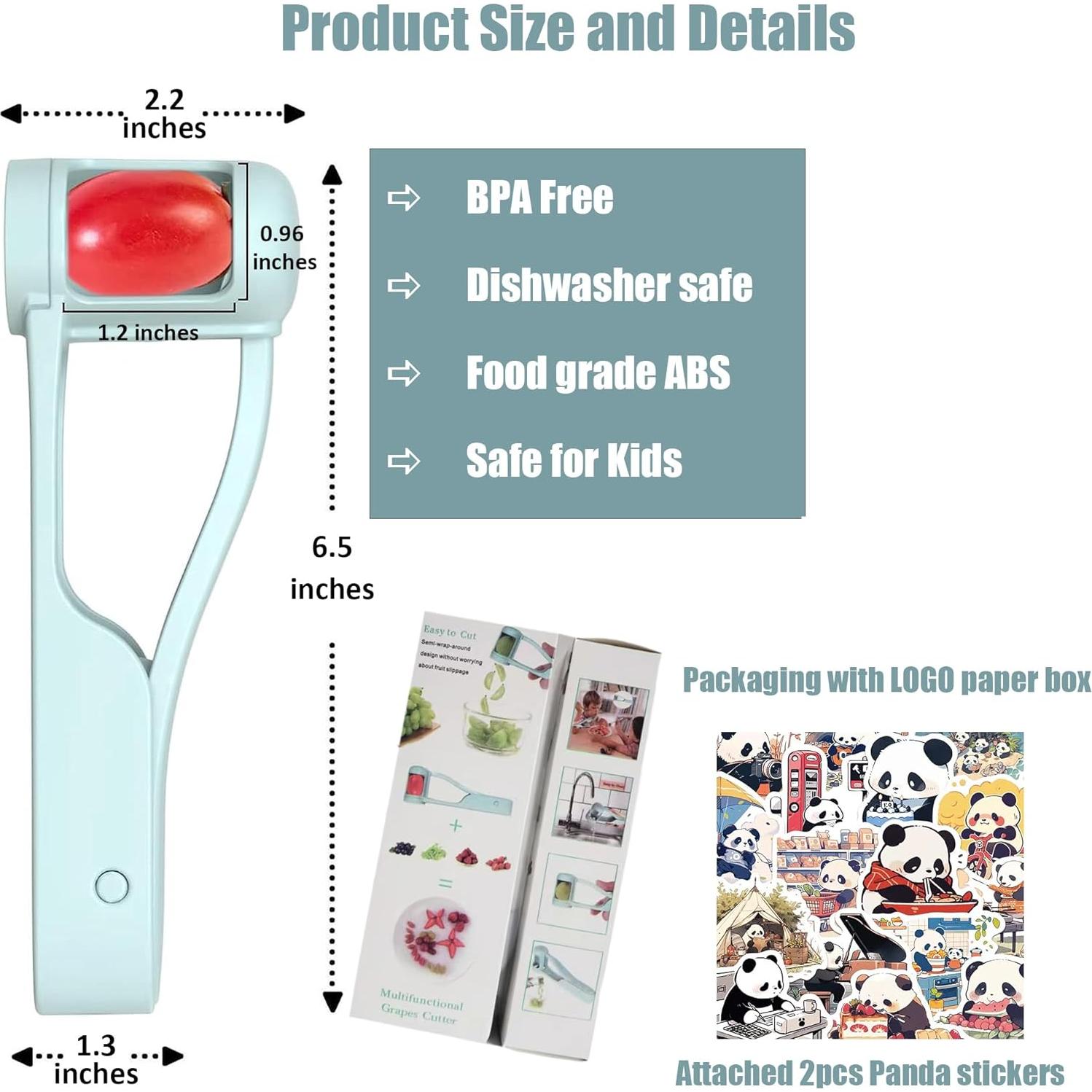Cortador de Frutas JDL LUCKY LIFE - Uvas, Fresas, Tomates Cherry