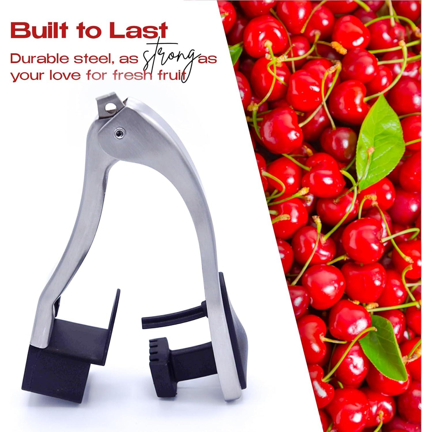Herramienta 2 en 1 para Quitar Huesos de Cereza Genérico