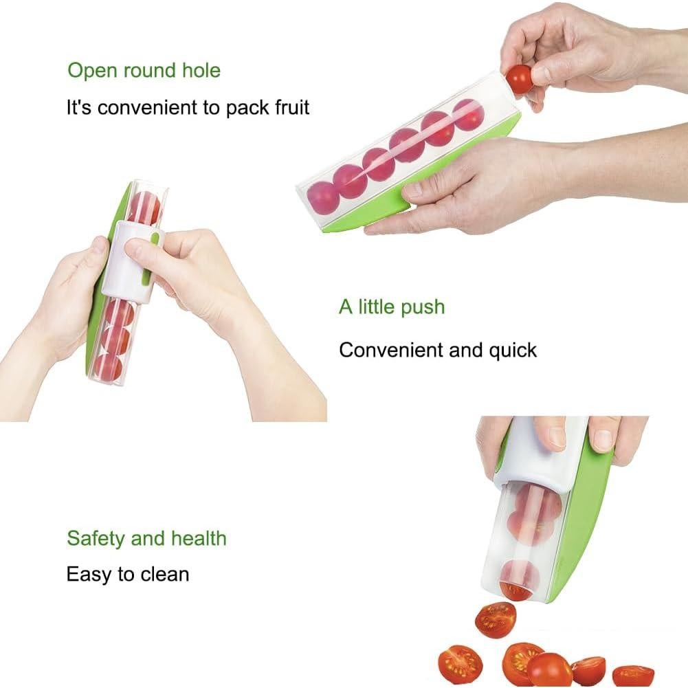 Cortador de Frutas Pequeñas Velarionna Verde 20x7.5cm