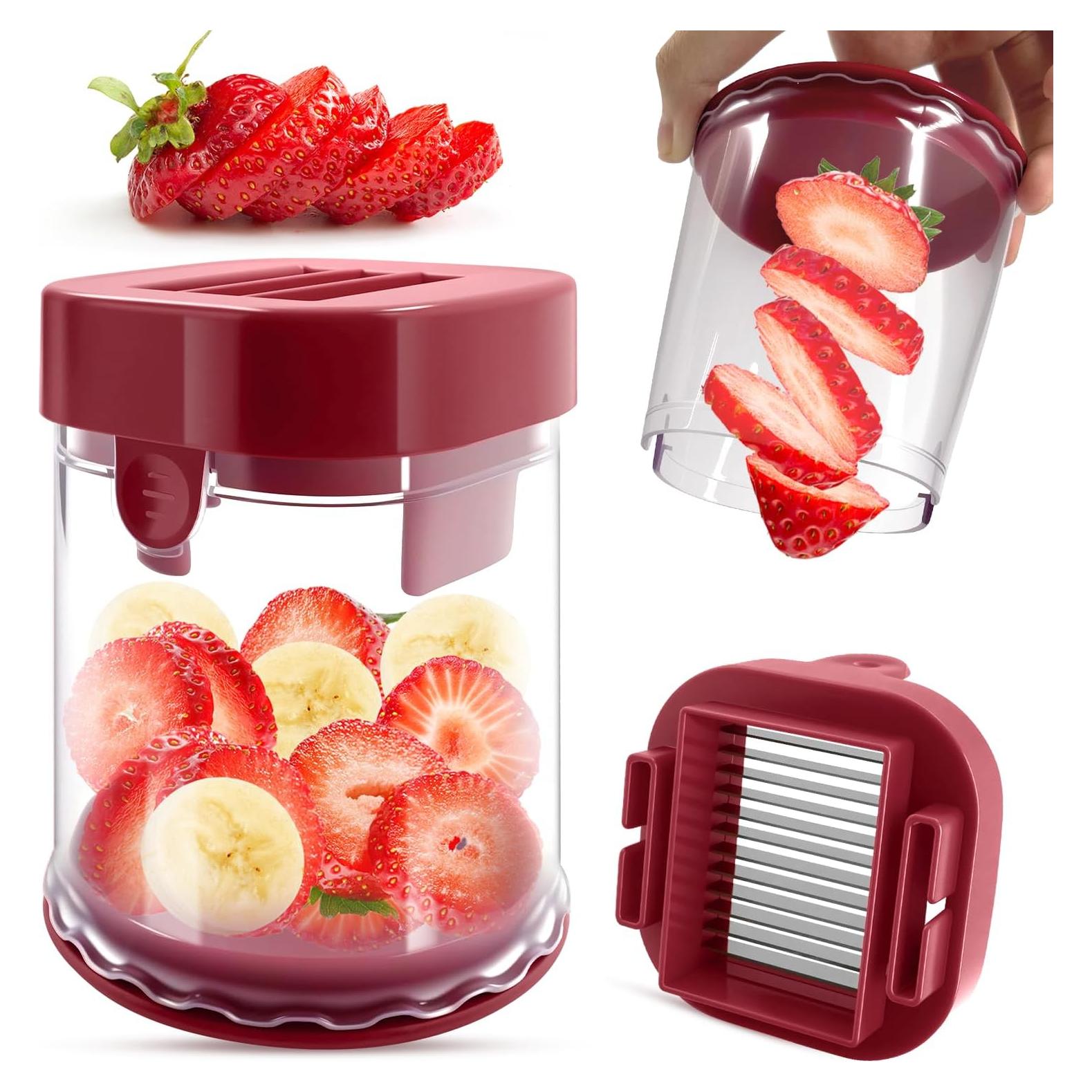 Cortadora de Frutas Holyenten - Acero Inoxidable, 11.2x8.6cm