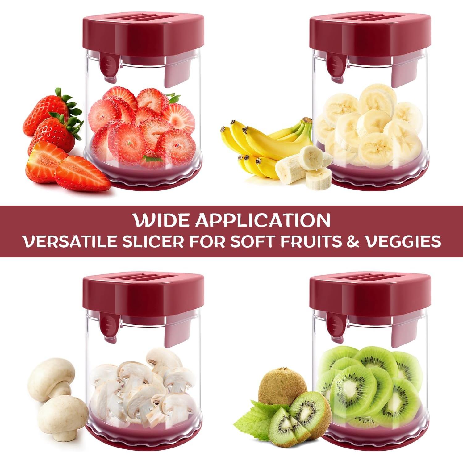 Cortadora de Frutas Holyenten - Acero Inoxidable, 11.2x8.6cm