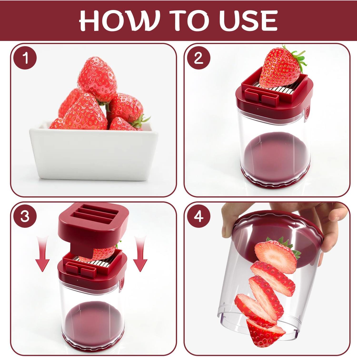 Cortadora de Frutas Holyenten - Acero Inoxidable, 11.2x8.6cm