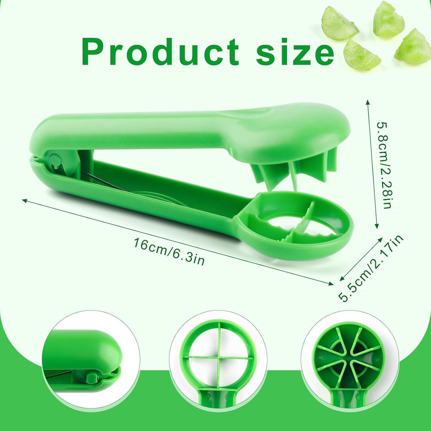 Cortador de Frutas Multifuncional ABS Lasuroa 16x5.5cm