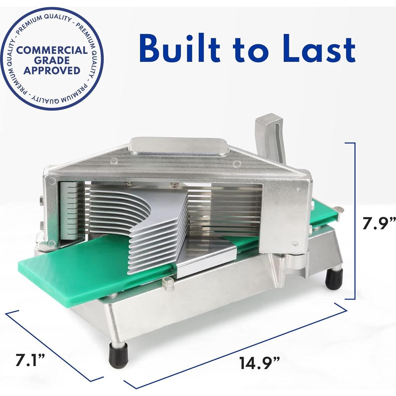 Cortador de Tomate New Star Foodservice 1/4 Pulgada Acero Inoxidable