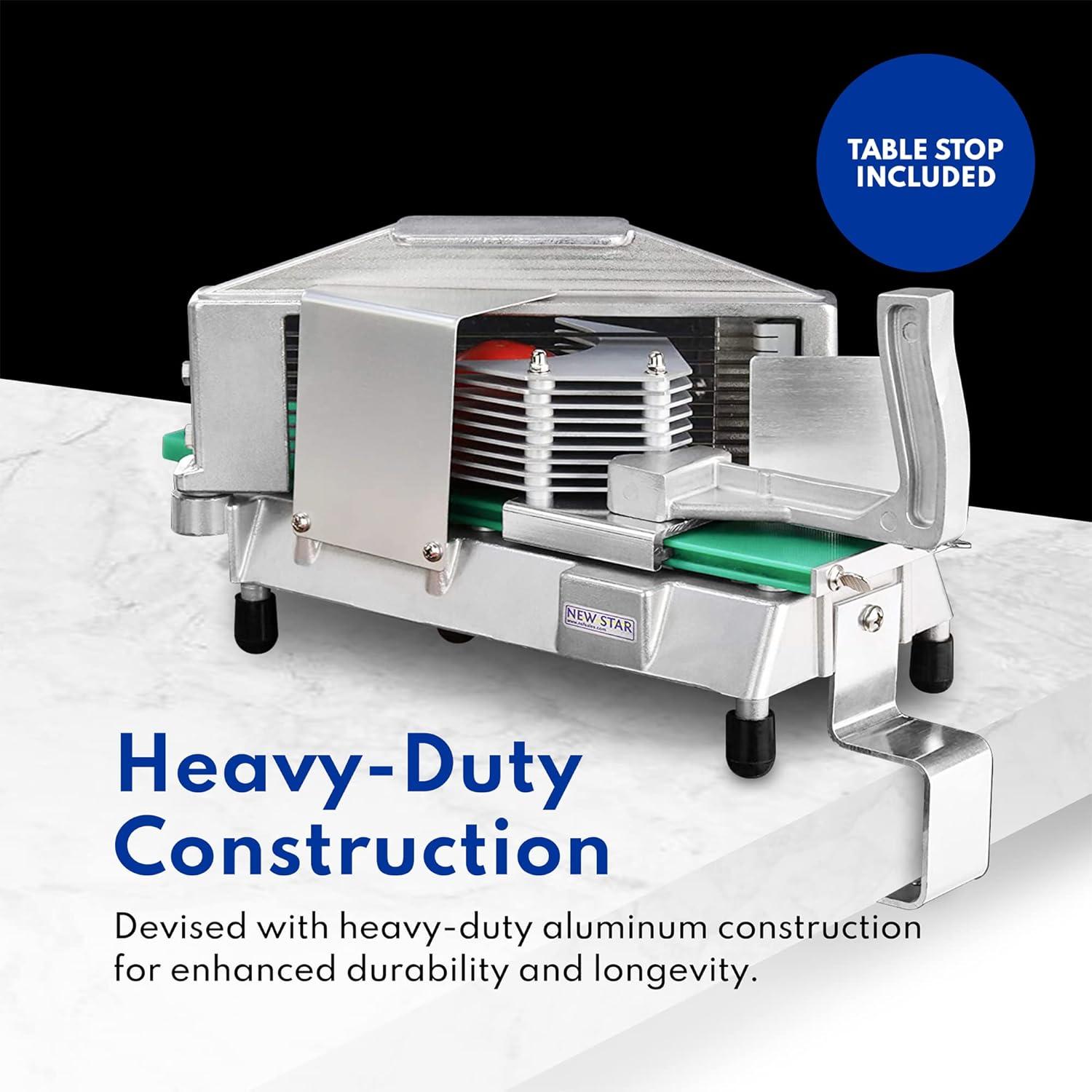 Cortador de Tomate New Star Foodservice 1/4 Pulgada Acero Inoxidable