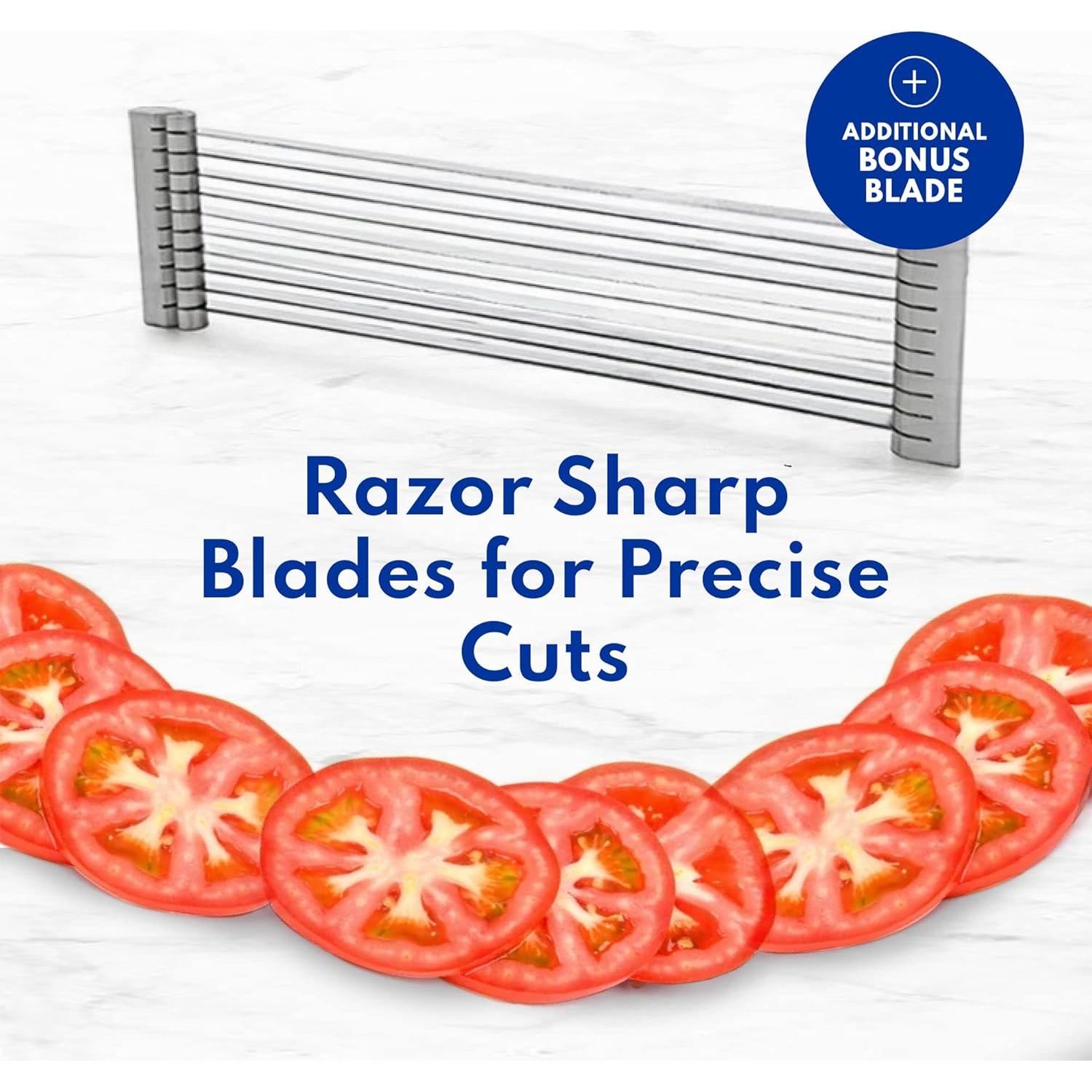 Cortador de Tomate New Star Foodservice 1/4 Pulgada Acero Inoxidable