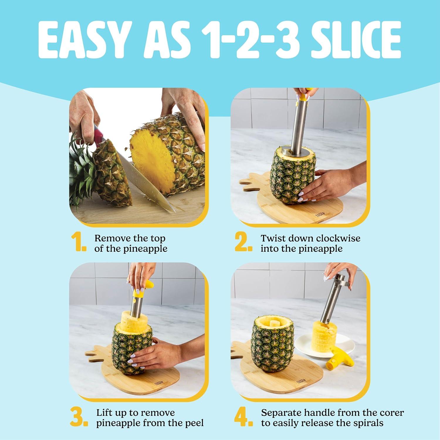 Cortador de Piña Tasty Acero Inoxidable Mango Antideslizante