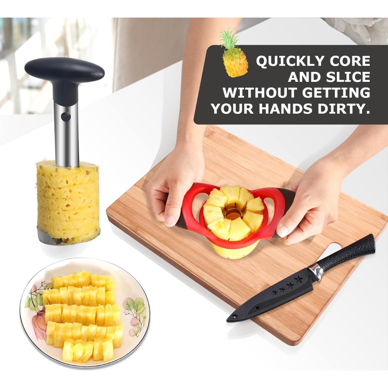 Cortador y Corador de Piña OERPHO de Acero Inoxidable