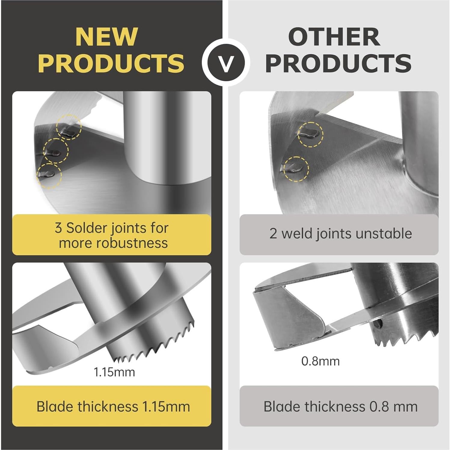 Cortador y Corador de Piña OERPHO de Acero Inoxidable