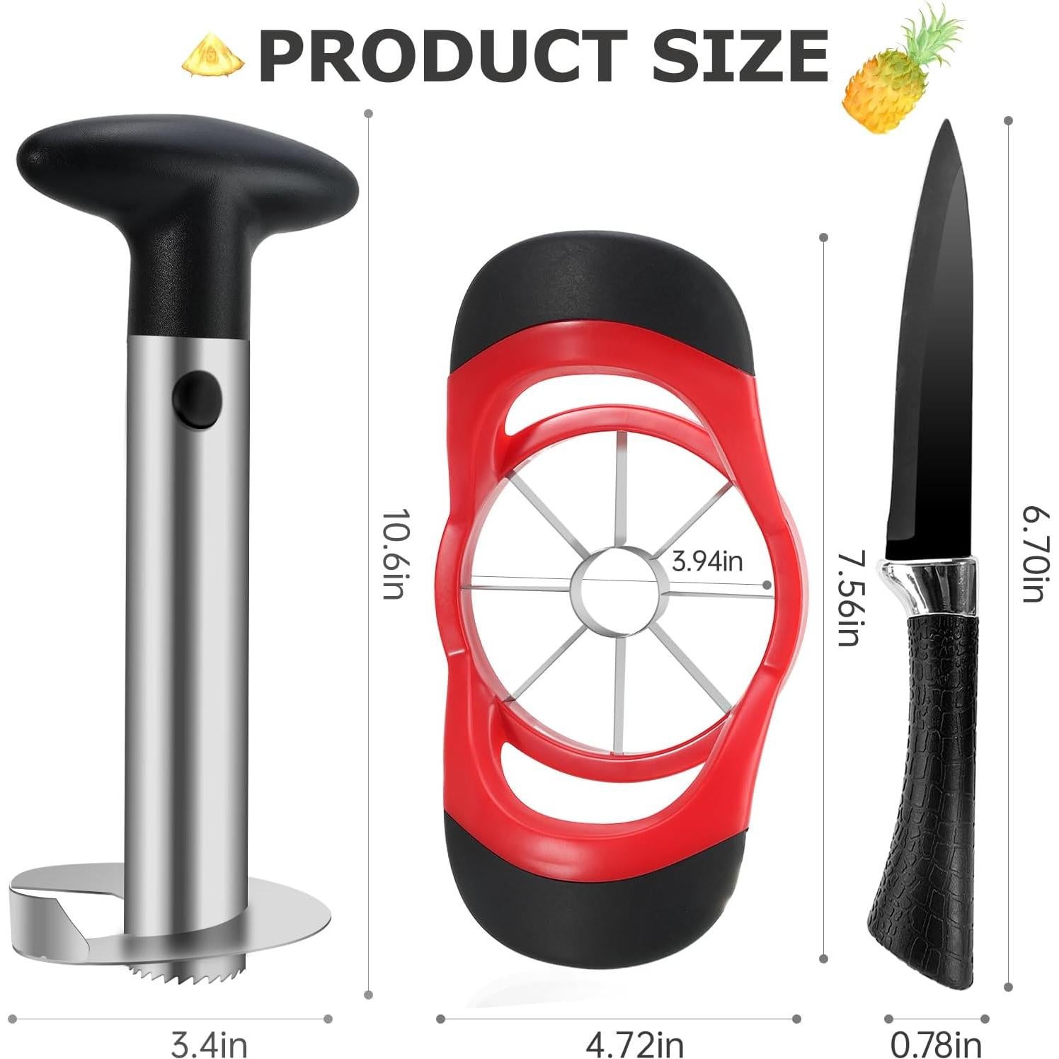 Cortador y Corador de Piña OERPHO de Acero Inoxidable