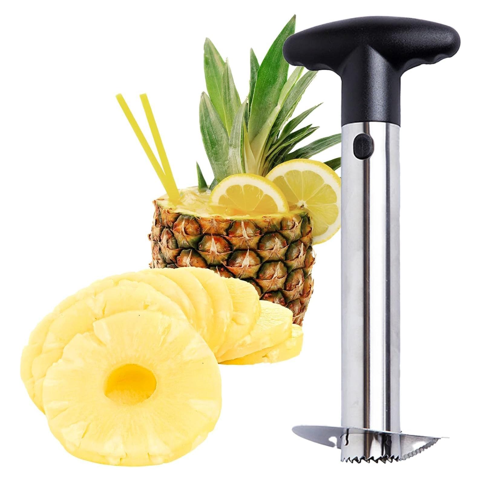 Cortador y Descorazonador de Piña Genérico Acero Inoxidable