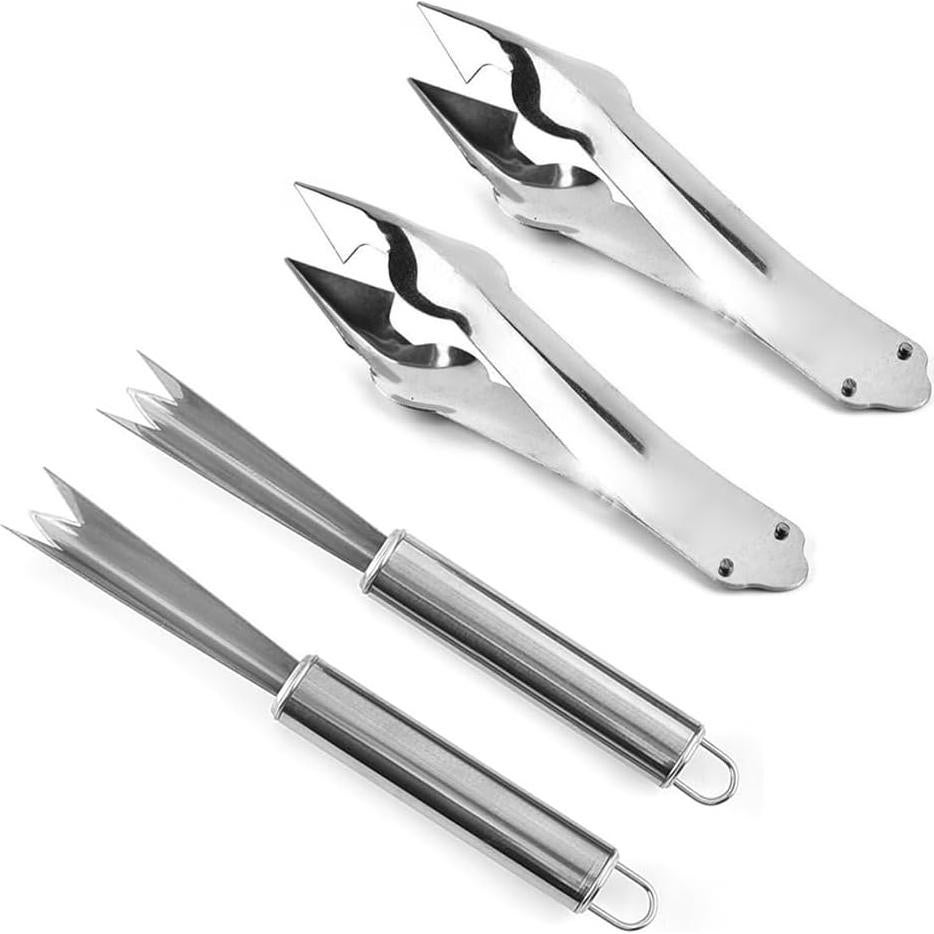 Paquete de 4 Herramientas para Piña TorSor - Acero Inoxidable