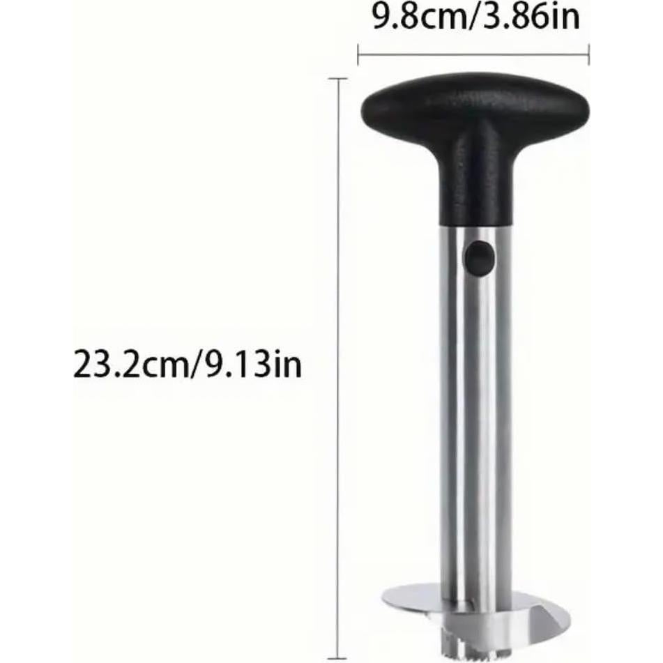 Descorazonador y Cortador de Piña Blue Hope - Acero Inoxidable