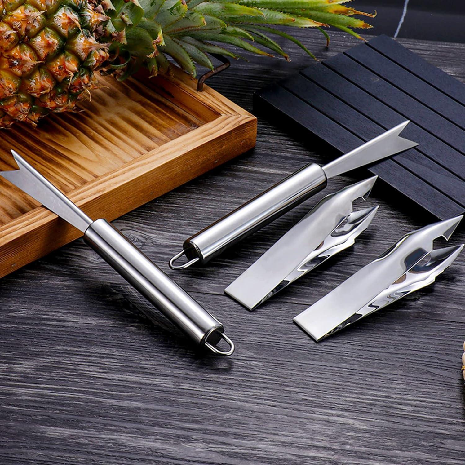 Juego de 4 Quitar Ojos de Piña Acero Inoxidable JJYHEHOT