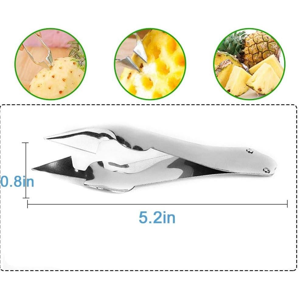 Cortador de Piña AIYAYI Acero Inoxidable 2 Piezas Ergonómico