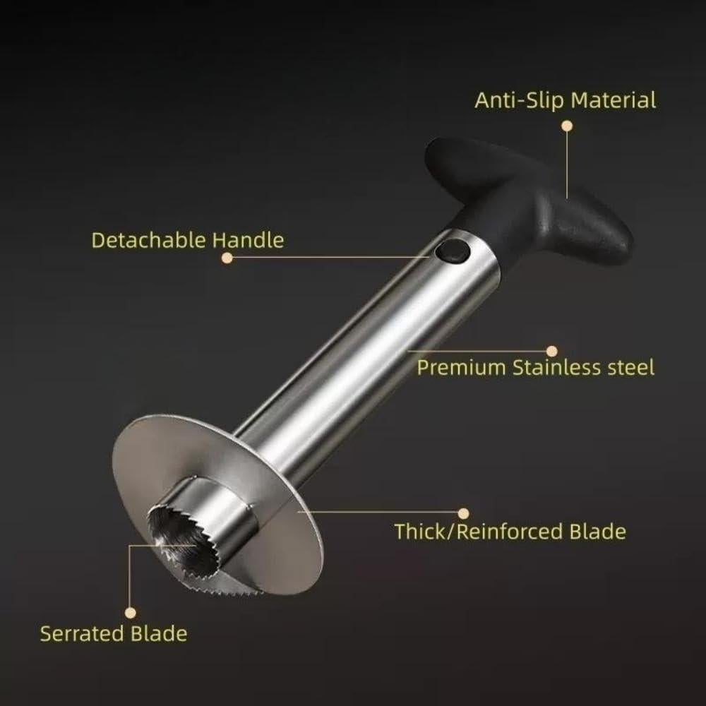 Cortador y Corador de Piña VATUKOK de Acero Inoxidable