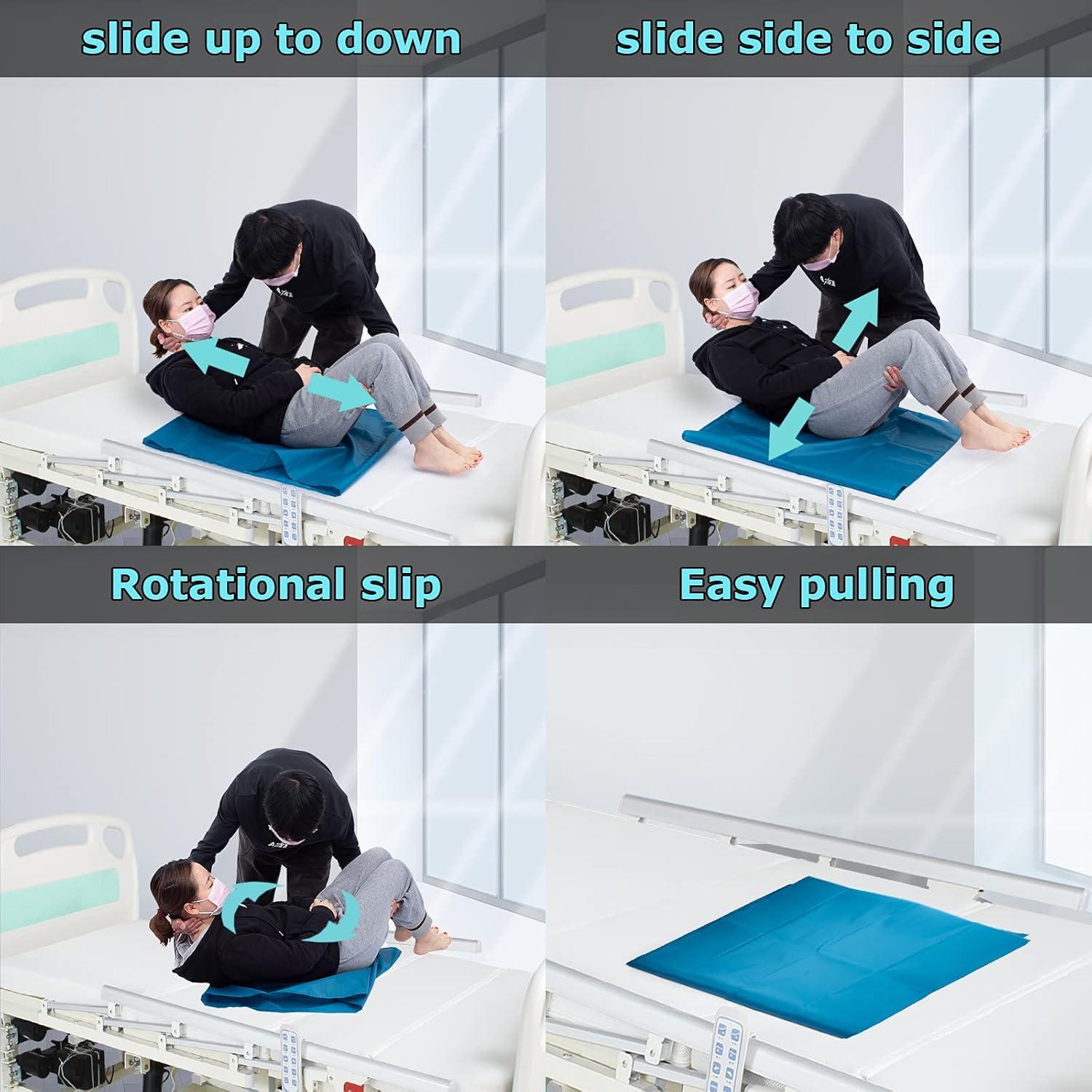 Hoja Deslizante Tubular LOSCHEN 72x72cm Azul Lago para Pacientes