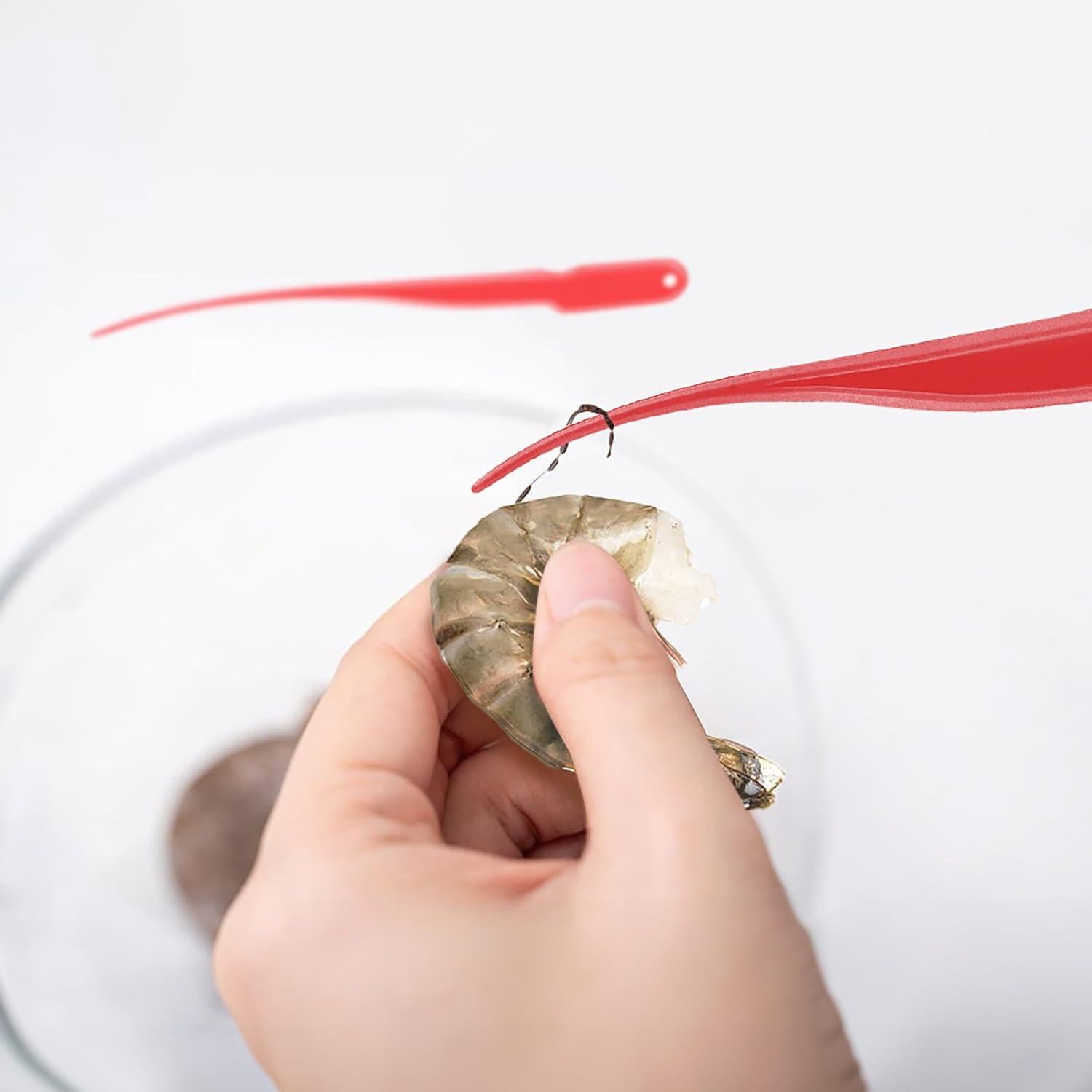 Desvenador de Camarones Maine Man, Juego de 2, Rojo, 27 cm