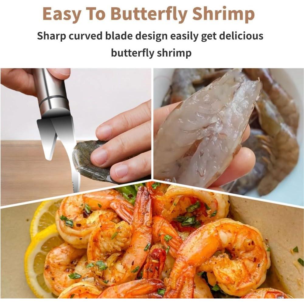 Juego de Herramientas para Limpiar Camarones SUPERBEAR 3 Piezas