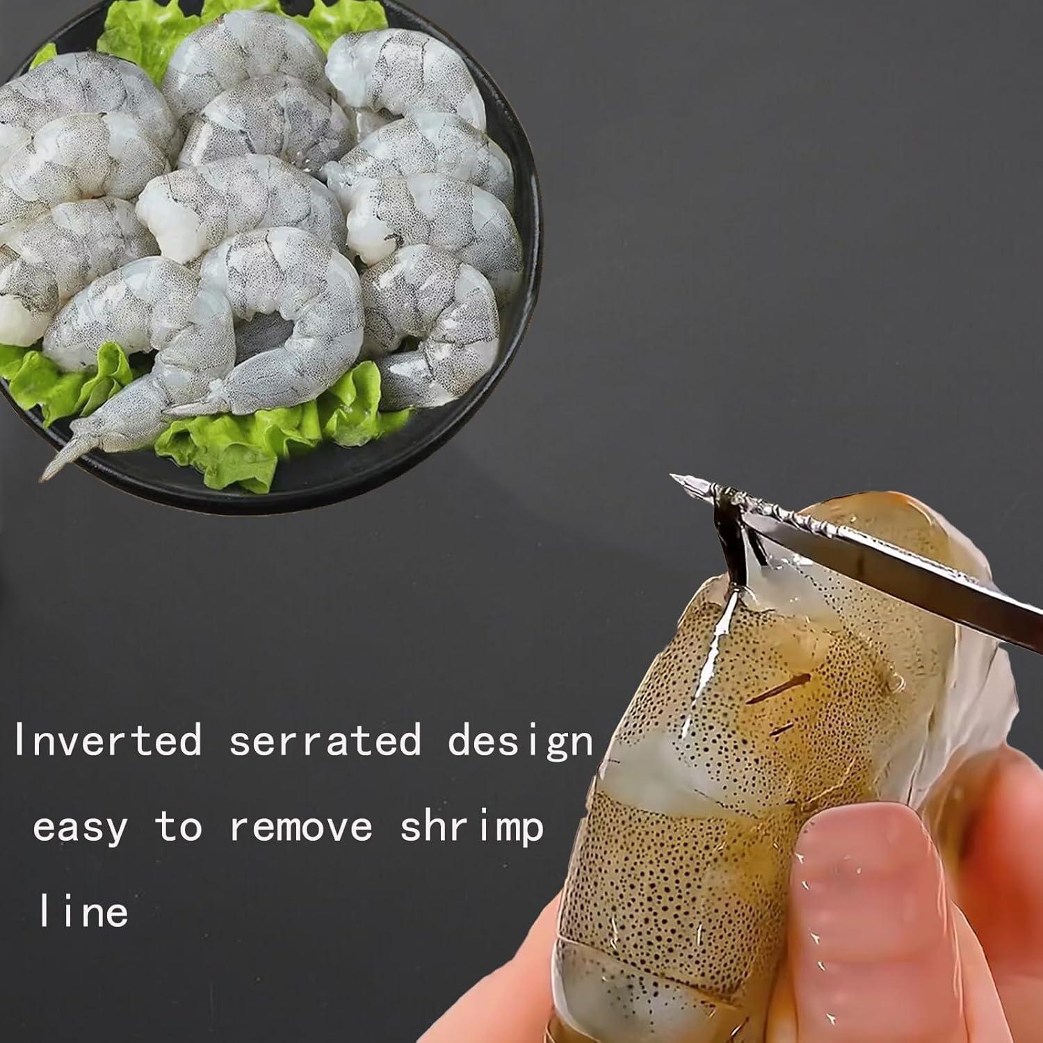 Herramienta Desvenadora y Pelador de Camarones MAGIICZOL 2 Pcs