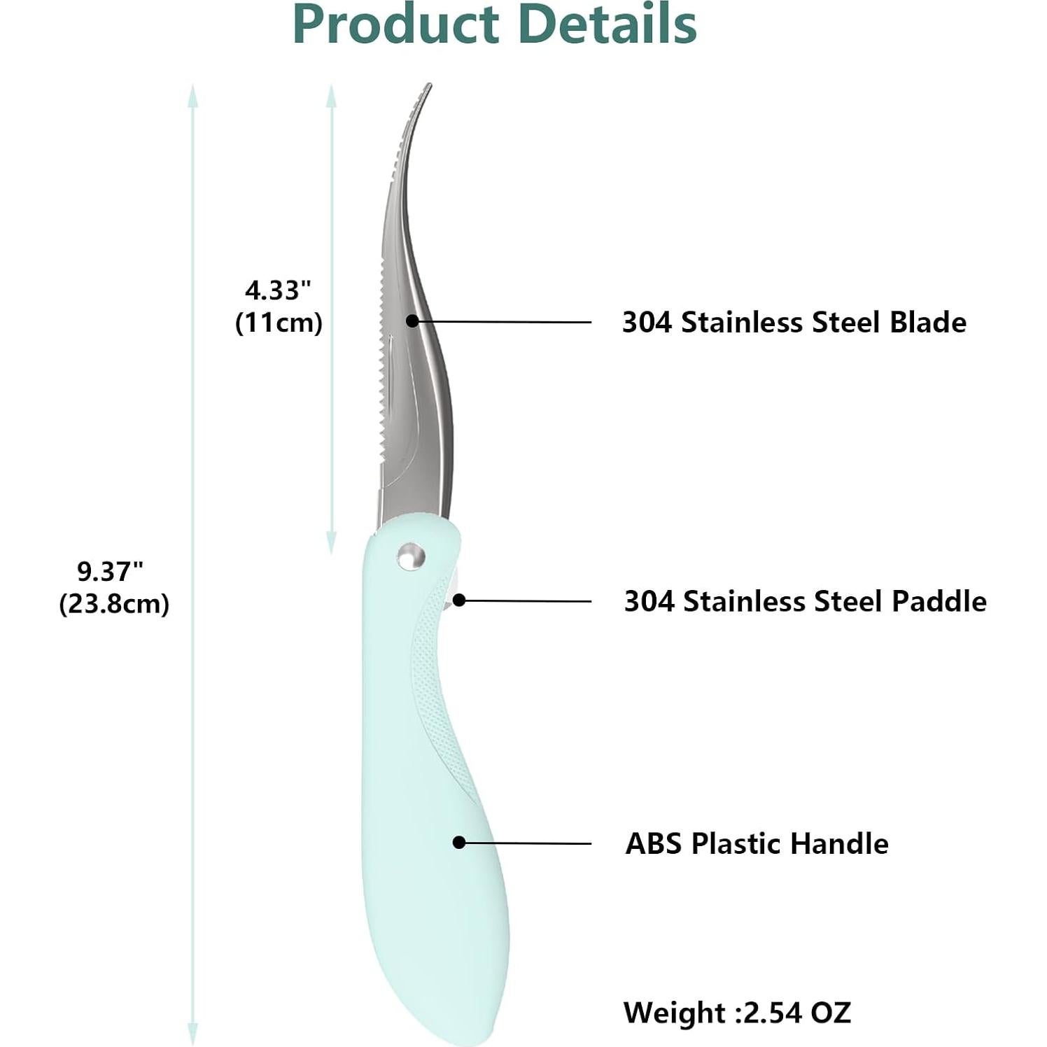 Pelador de Camarones WhiteRhino con Cuchilla de Acero Inoxidable