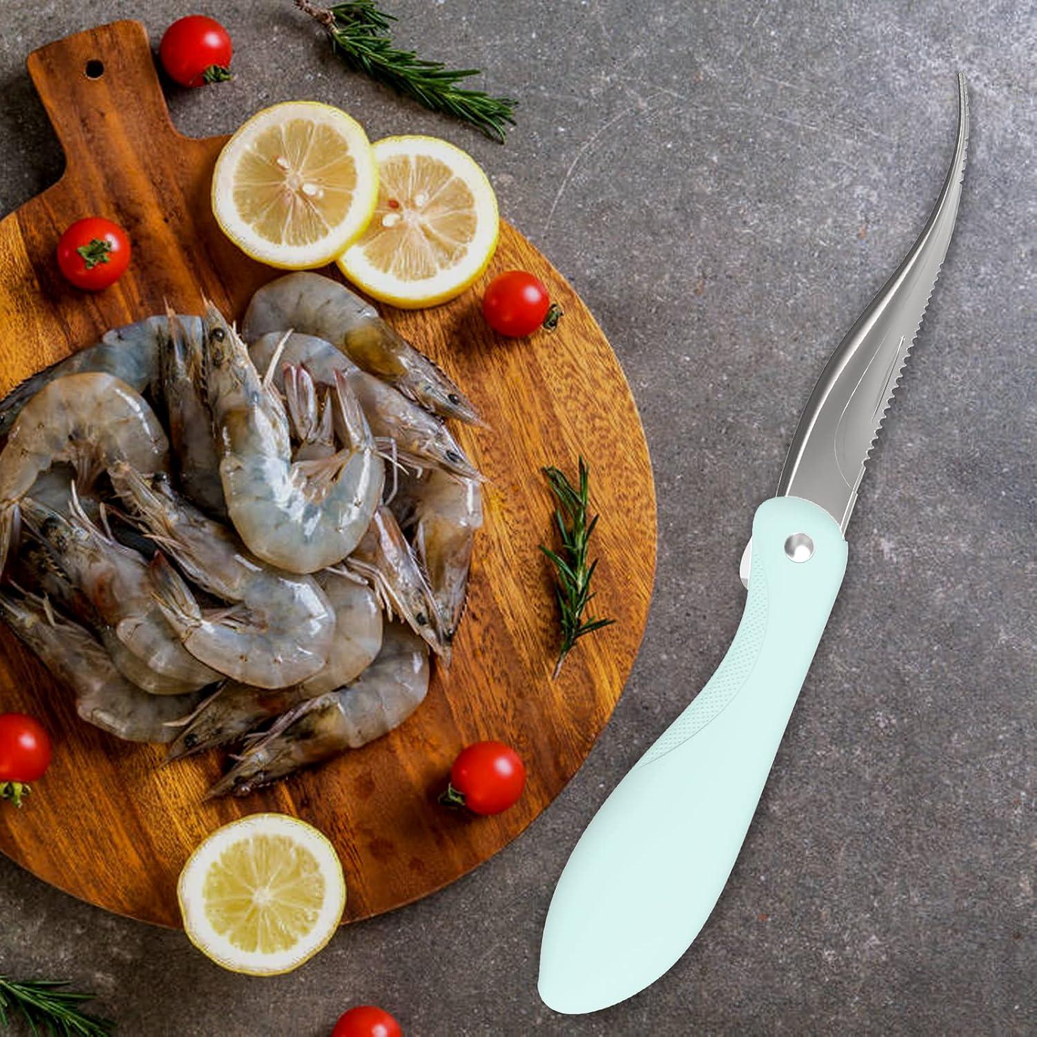 Pelador de Camarones WhiteRhino con Cuchilla de Acero Inoxidable