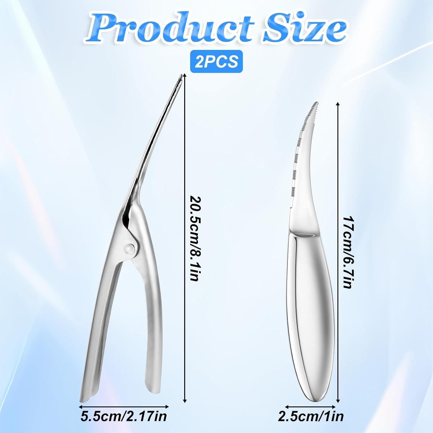 Juego de Herramientas de Acero Inoxidable para Camarones Apausvcm