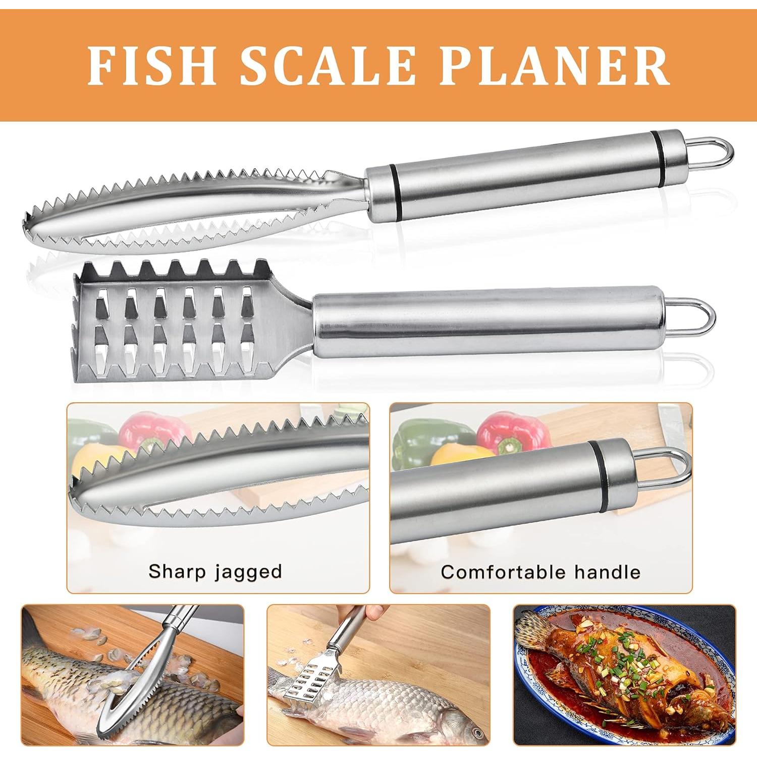 Juego de 7 Piezas Removedor de Escamas Worldity Acero Inoxidable