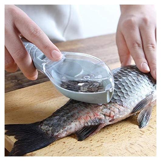 Raspador de Escamas de Pescado ANDICEQY Azul 16x5.5 cm