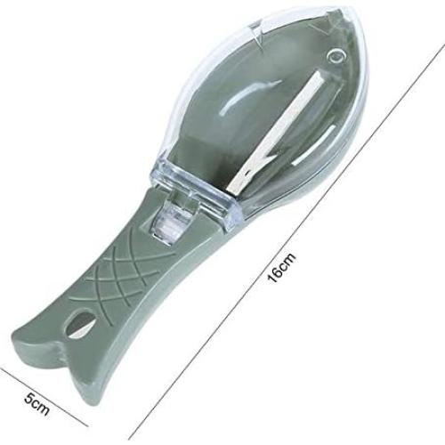 Raspador de Escamas de Pescado ANDICEQY Azul 16x5.5 cm