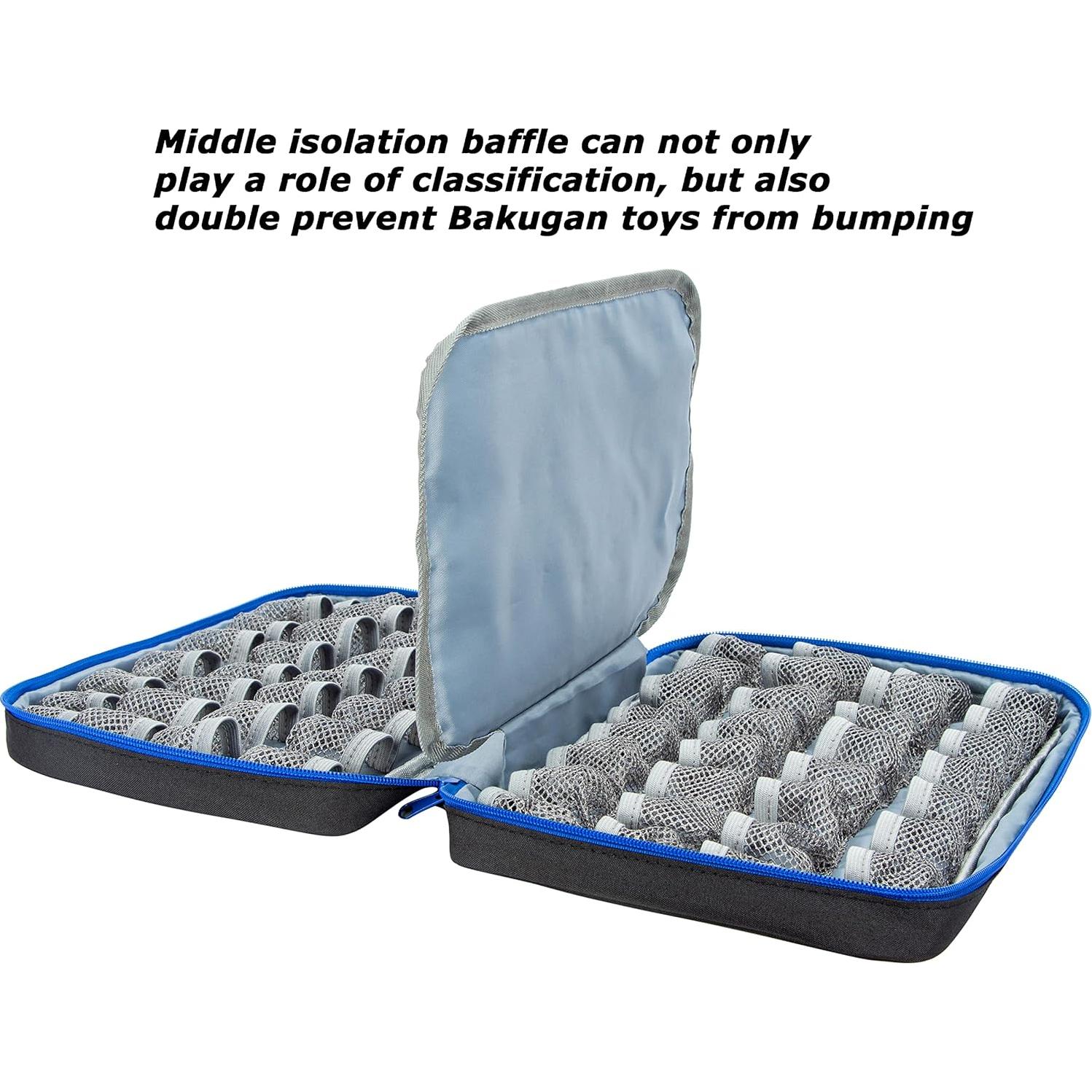 Funda KISLANE para 64 Figuras Bakugan - Negro