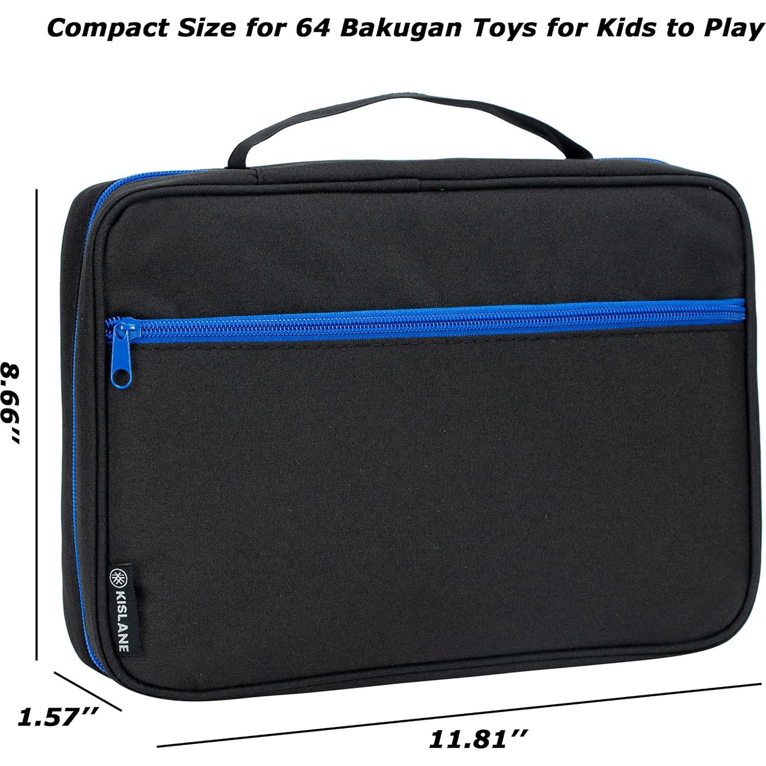 Funda KISLANE para 64 Figuras Bakugan - Negro