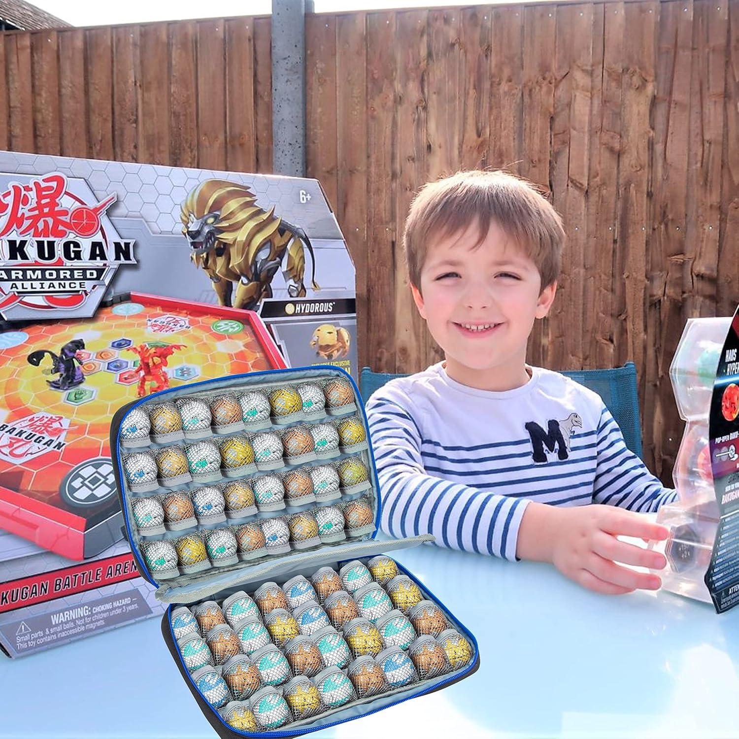 Funda KISLANE para 64 Figuras Bakugan - Negro