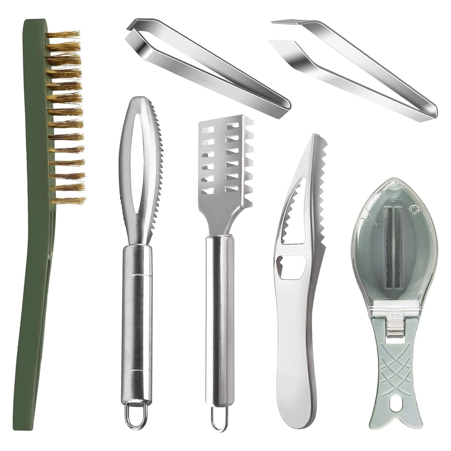 Removedor de Escamas de Pescado Openfly - Juego de 7 Piezas