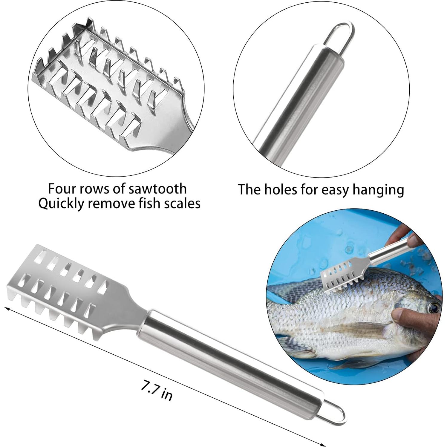 Removedor de Escamas de Pescado Openfly - Juego de 7 Piezas