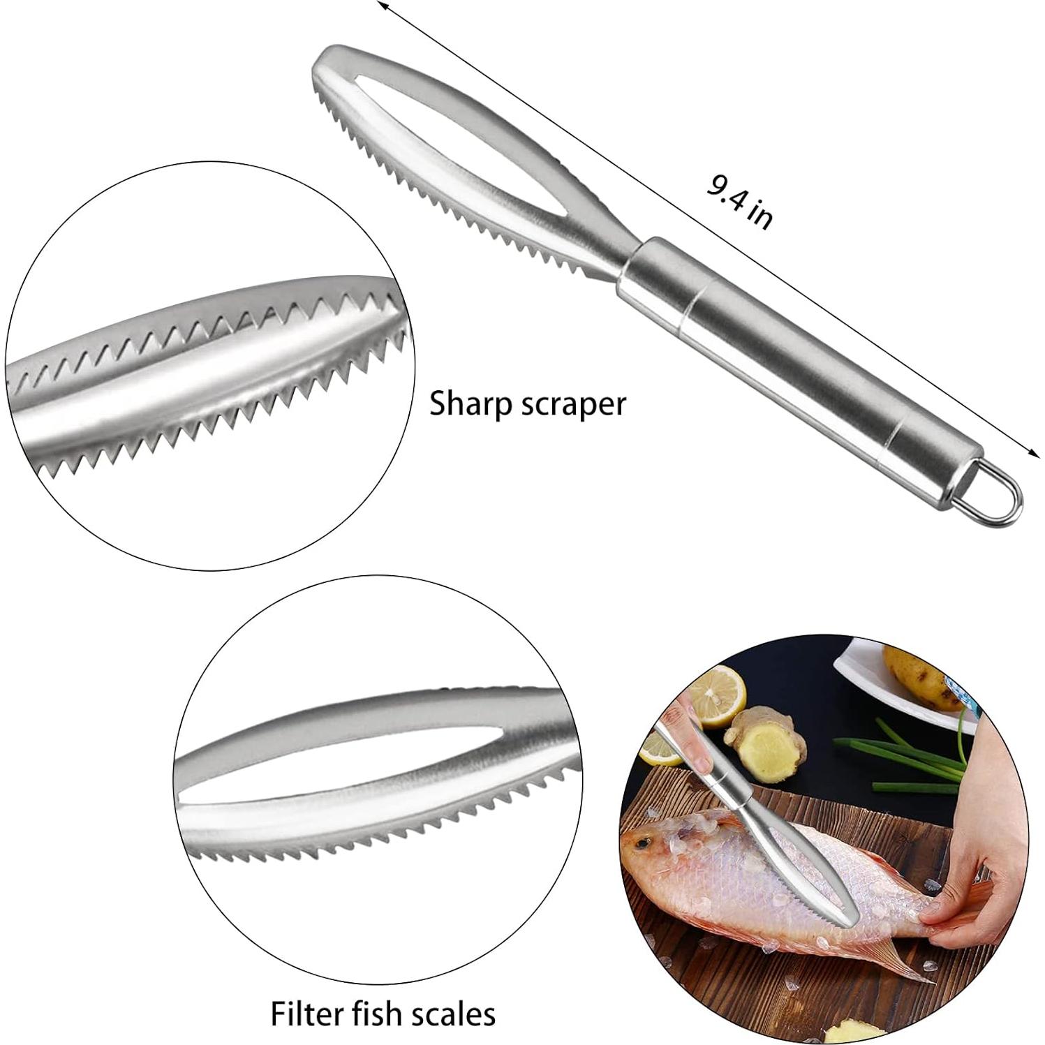 Removedor de Escamas de Pescado Openfly - Juego de 7 Piezas