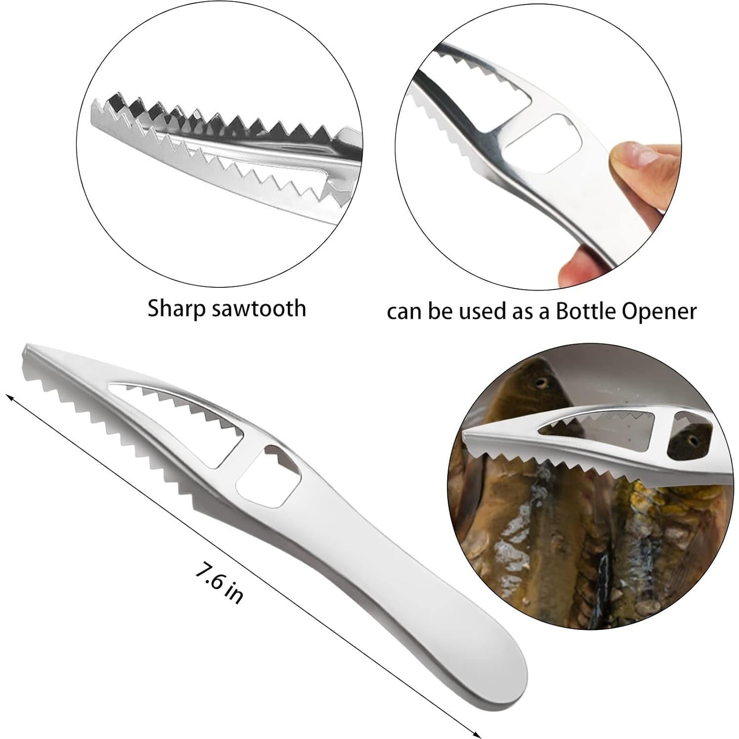 Removedor de Escamas de Pescado Openfly - Juego de 7 Piezas