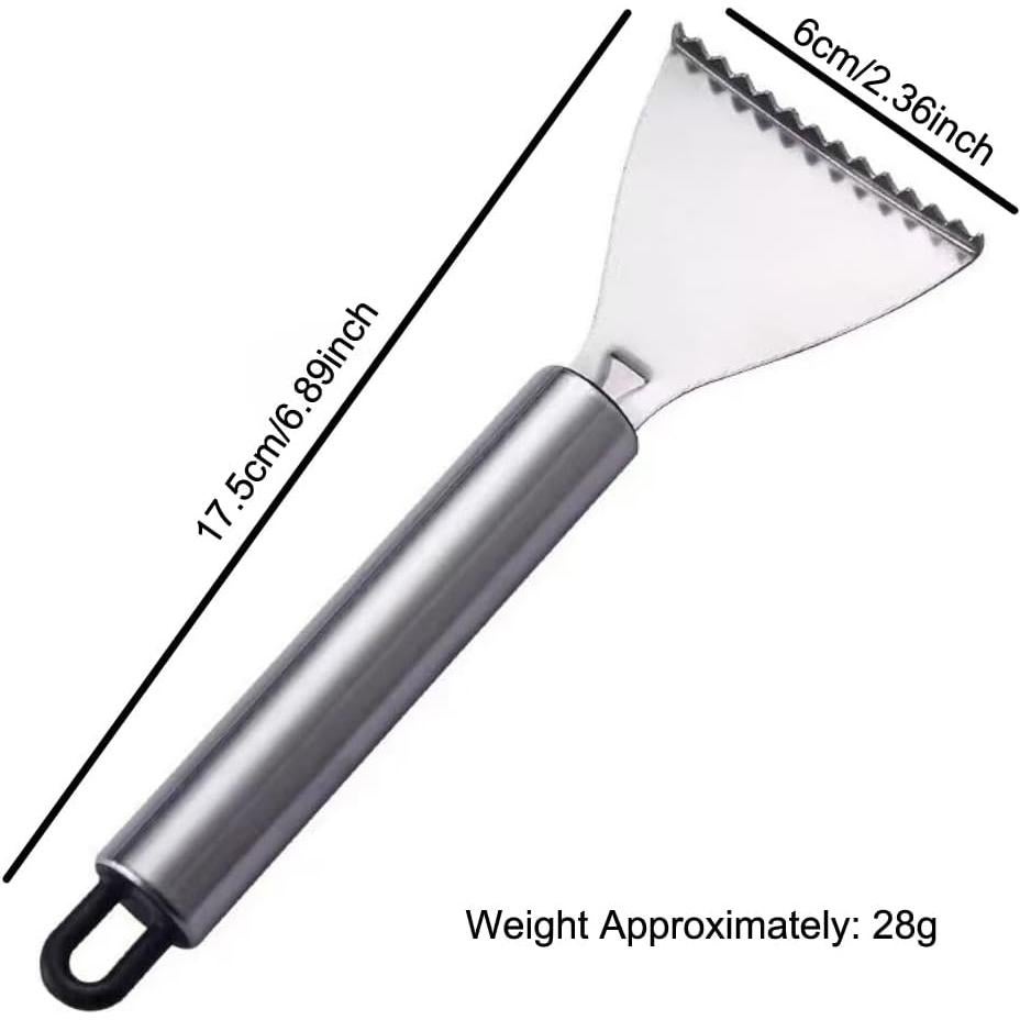 Paquete de 4 Raspadores de Escamas de Pescado TorSor Acero Inoxidable