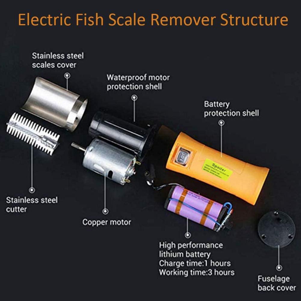 Escalador de Pescado Eléctrico Likai 12V Inalámbrico Impermeable