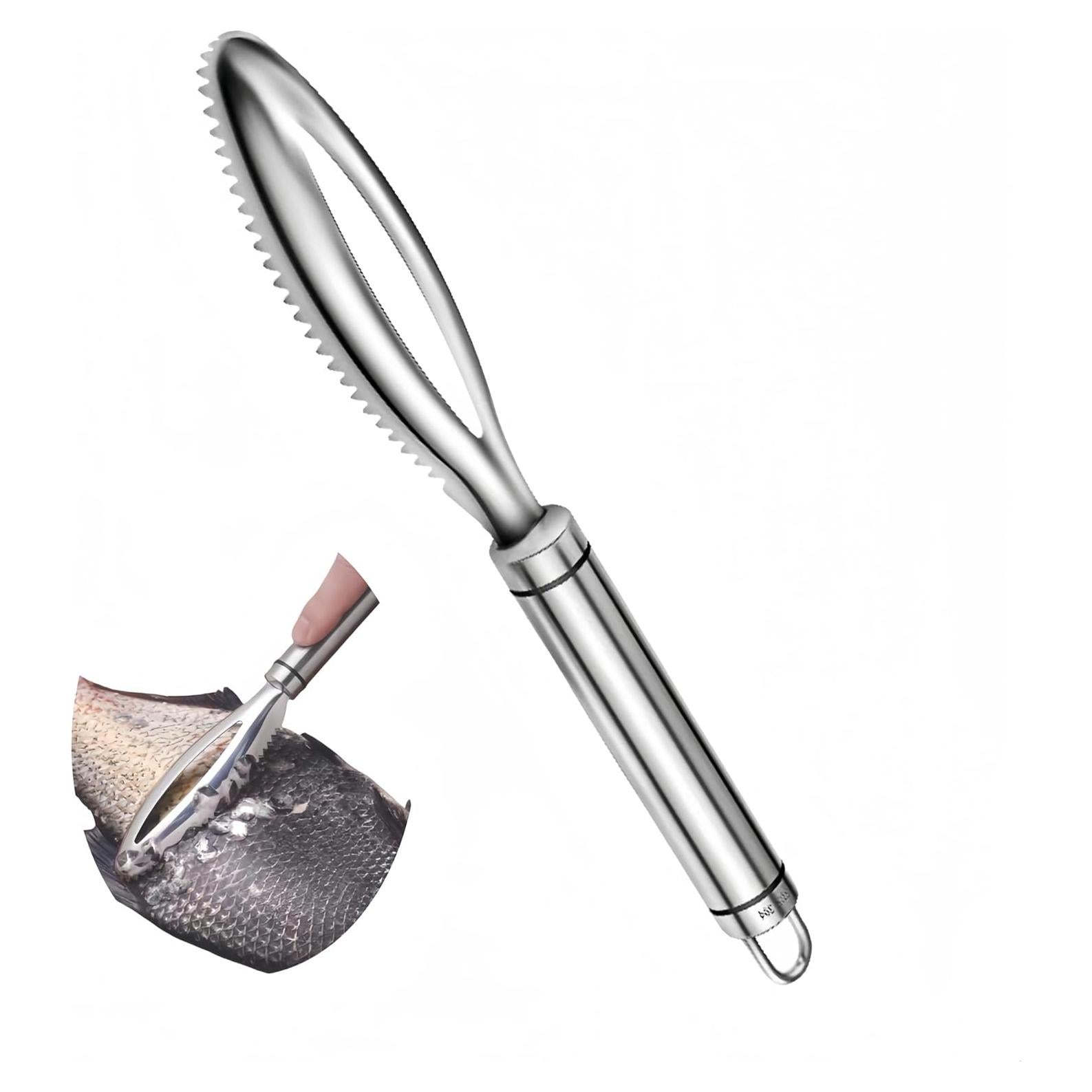 Removedor de Escamas de Pescado SATONBEYI Acero Inoxidable 24.5cm
